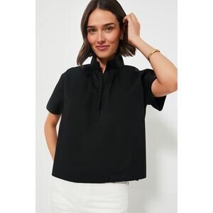 TUCKERNUCK Black Finn Popover Size M NWT Retail $98 Tuckernuck